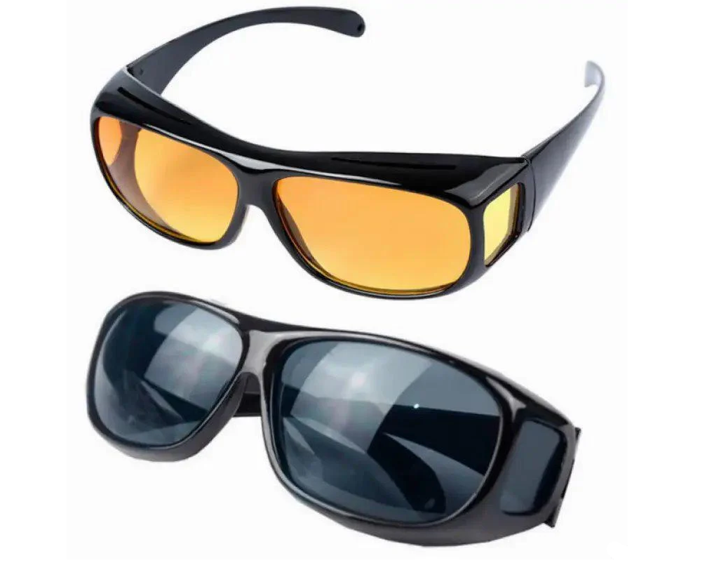 Очки антибликовые для водителя ночные и дневные 2 пары