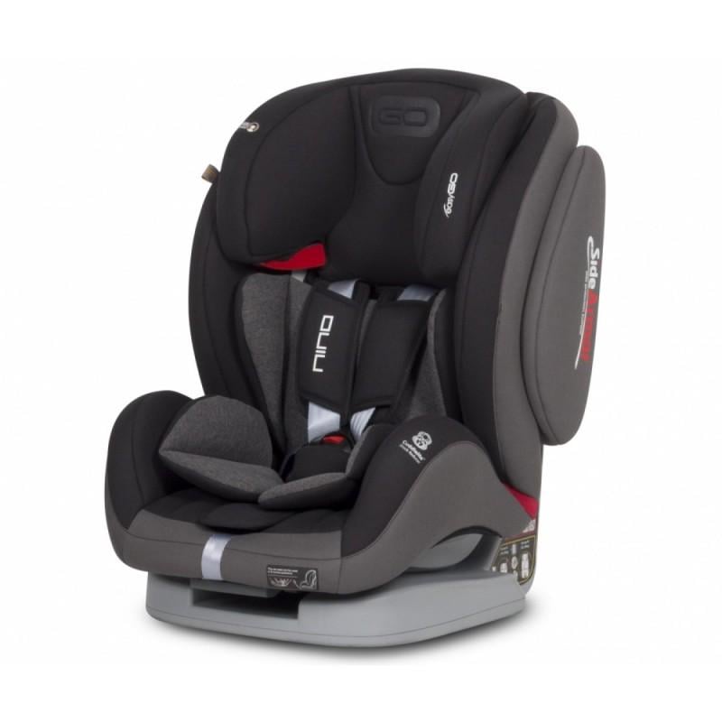 Автокресло EasyGo Nino 1-2-3 группа 9-36 кг с боковой защитой Черный (Nino-4)