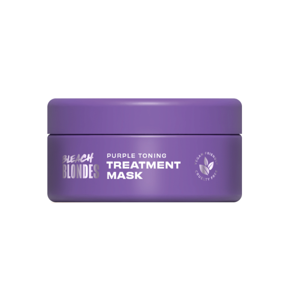 Маска від жовтизни освітленого волосся Lee Stafford Bleach Blondes Purple Toning Treatment Mask 200 мл