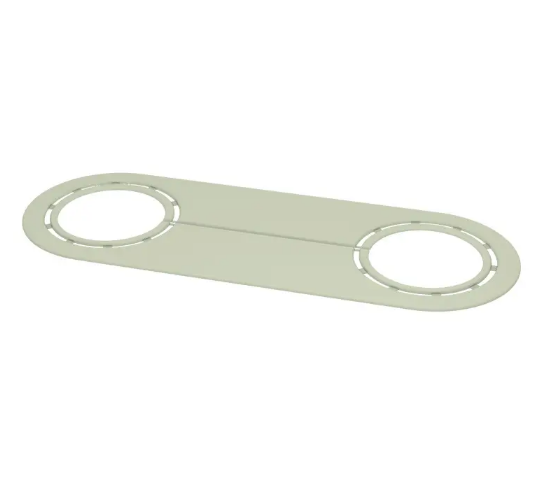 Обвод/заглушка пластина для натяжного потолка 45-55 мм Прозрачный (4876)