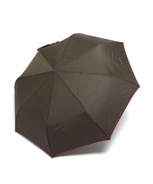 Парасолька жіночий напівавтомат 8 спиць 3 додавання Темно-Сірий (SL7003)