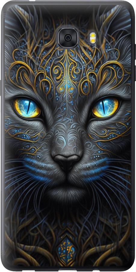 Чехол на Samsung Galaxy C9 Pro Кошка (5548u-720-42517)