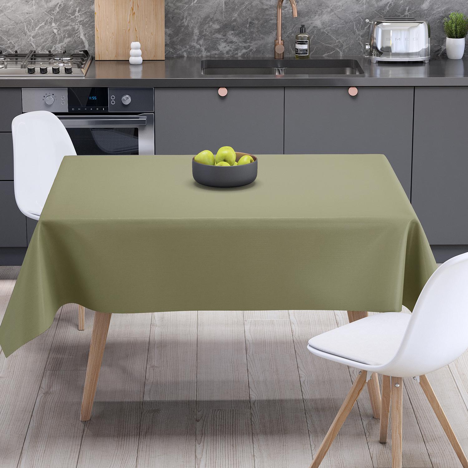 Скатертина Aquastop водовідштовхуюча 150x150 см Olive (item18999)