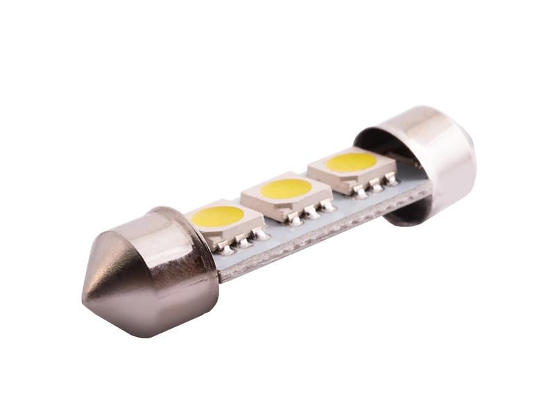 Автолампа светодиодная C5W SV8,5 24 В 39 мм SMD5050-3led Белый (1298)