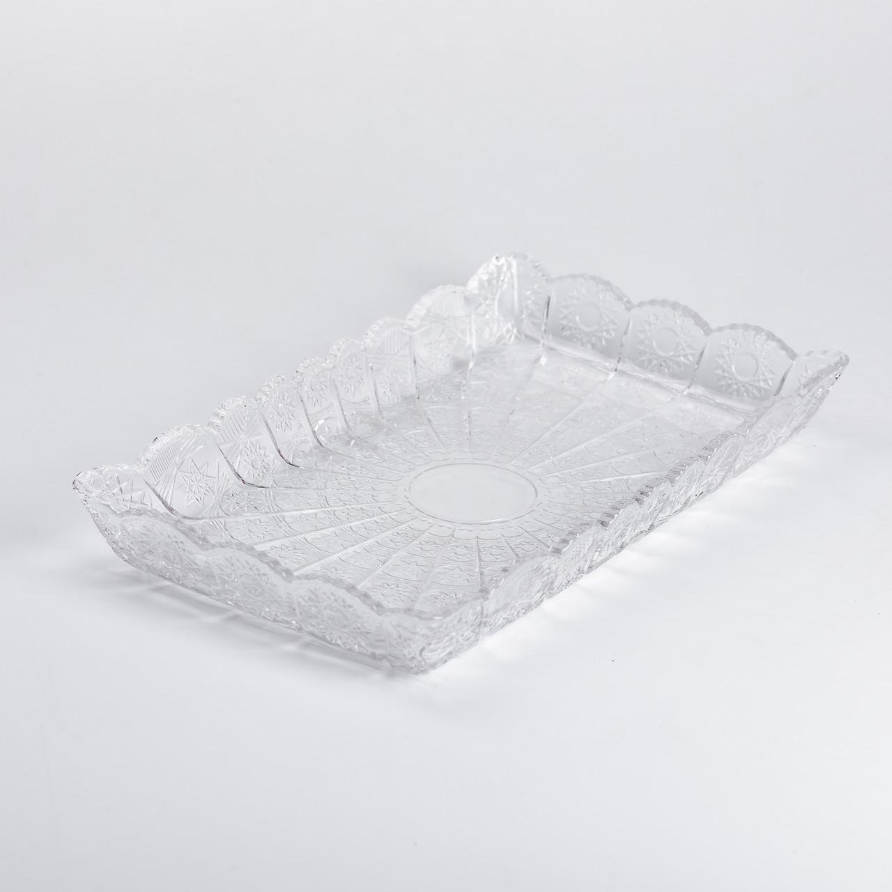 Страва для закусок Lirmartur скляна 28,6x16,5x3 см (5972)