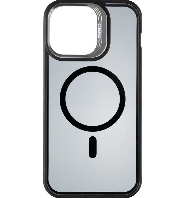 Чехол Elegant Bumper Case Camera stand (MagSafe) для iPhone 13 Pro Max Black Чехол Elegant Bumper Case Camera stand (MagSafe) для iPhone 13 Pro Max Black