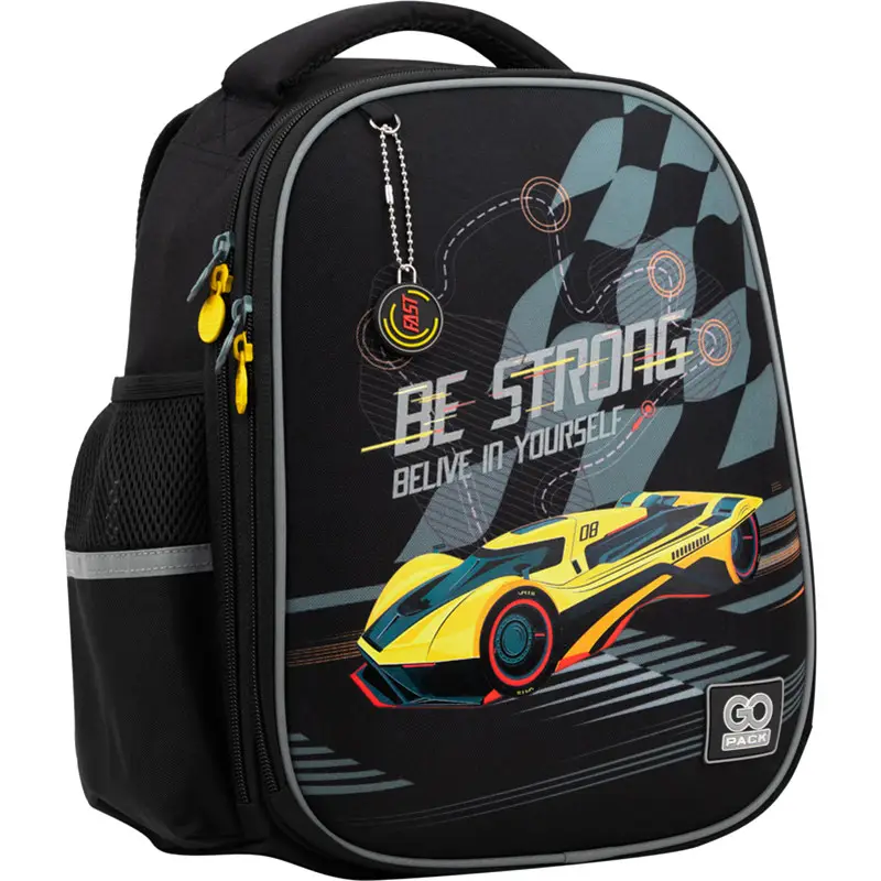 Рюкзак шкільний GoPack напівкаркасний зі світловідбиваючими елементами (992184)