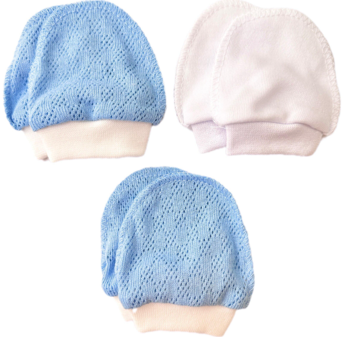 Набір дряпок для хлопчика №6 3 шт. Блакитний (716-2)