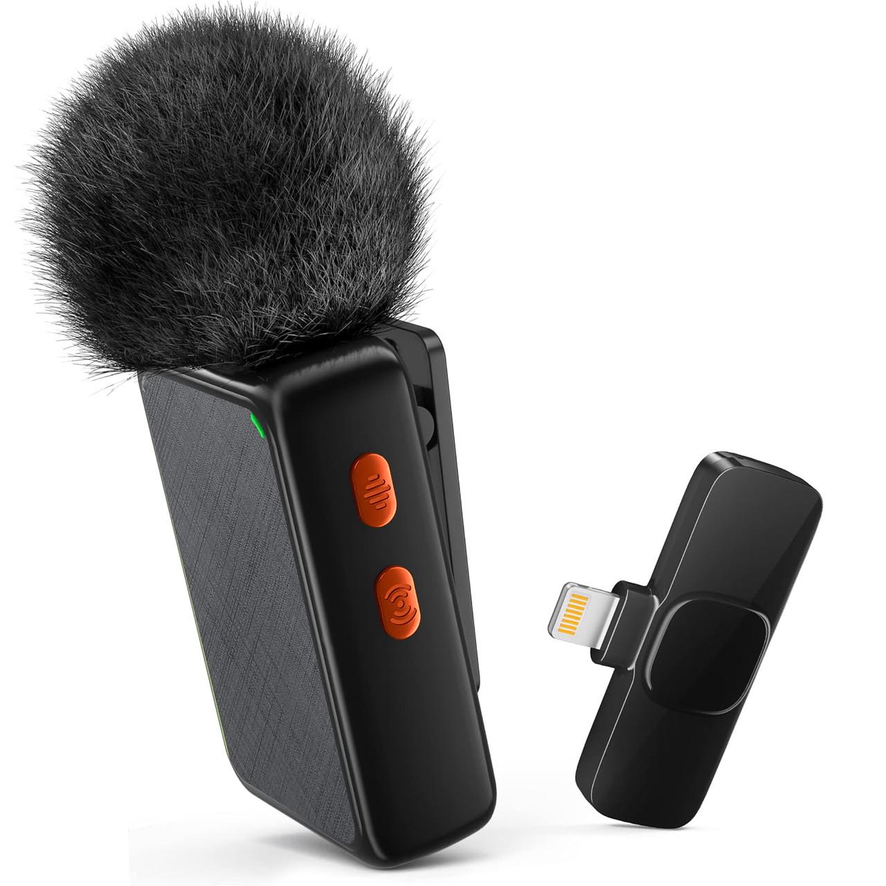 Микрофон беспроводной петличный Savetek P38 Lightning радио для iPhone/iPad 20 м - фото 2