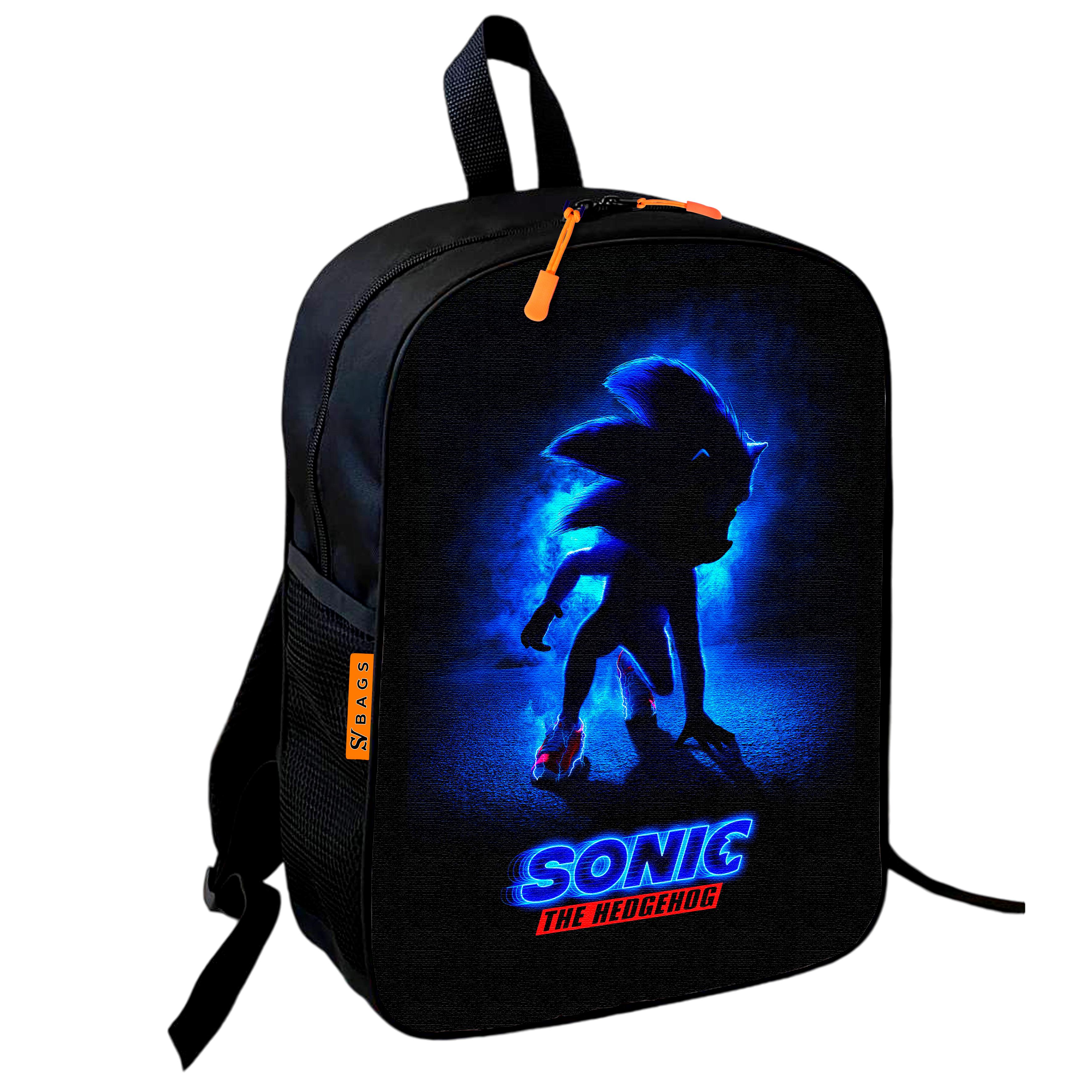 Школьный рюкзак детский Супер Соник для мальчика 36х27 см (0692)