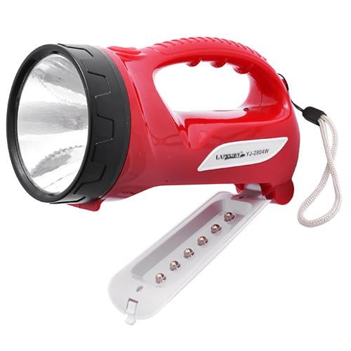 Ліхтар переносний Luxury 2804 W 600 mAh 220V Red (614626)