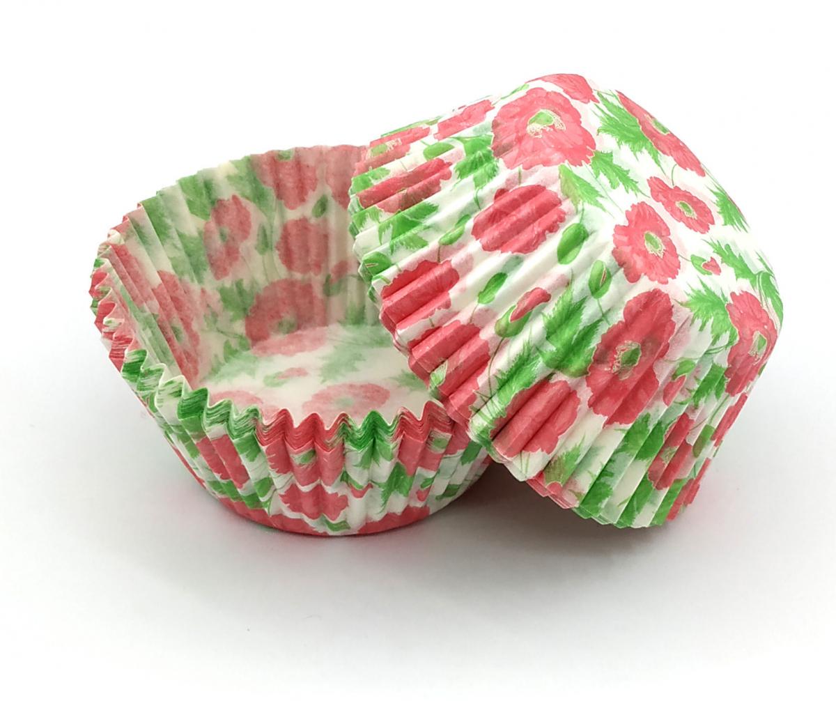 Форма для випічки кексів/капкейків Маки паперові (19572616)