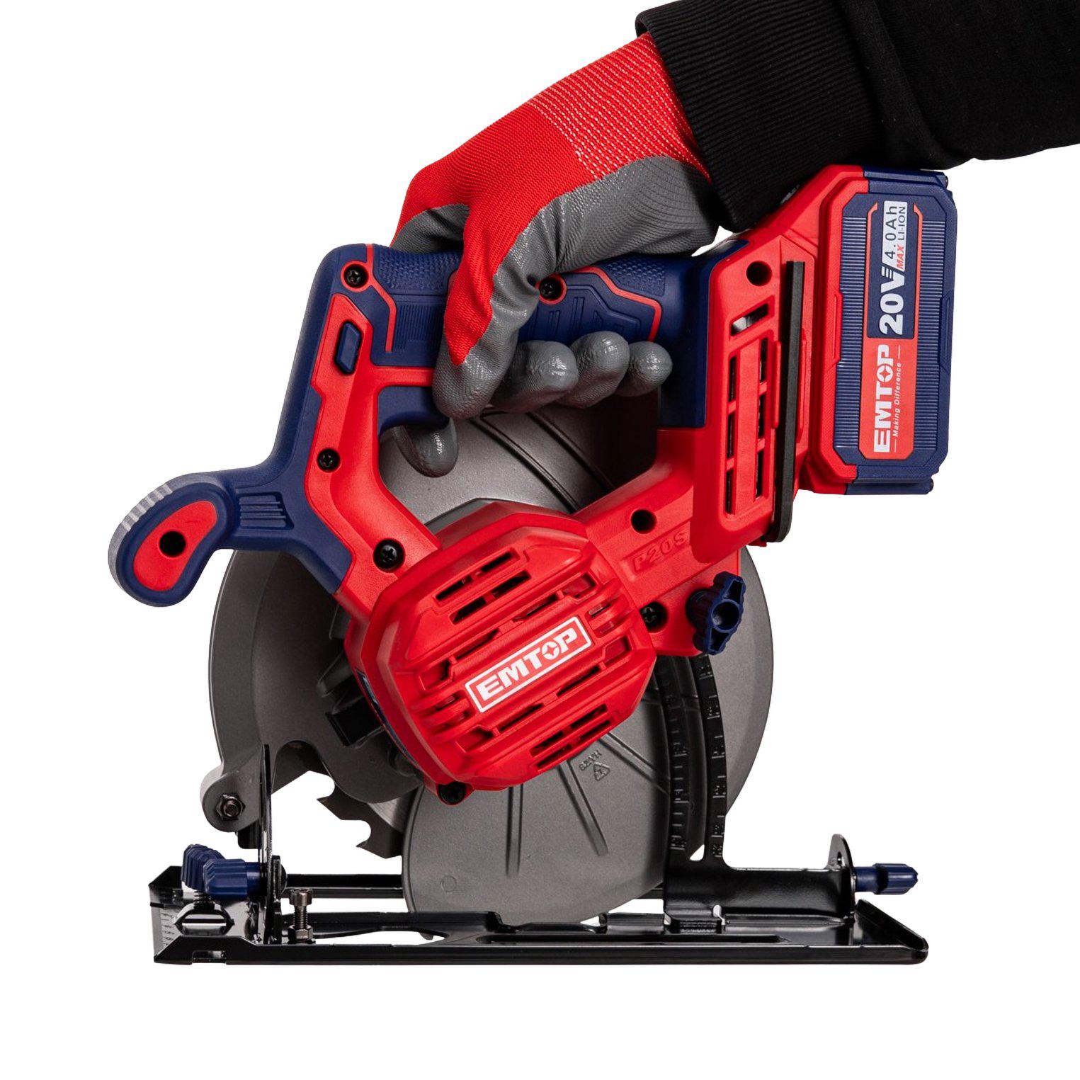 Пила дискова акумуляторна EMTOP ELCS18511 - фото 4 Пила дискова акумуляторна EMTOP ELCS18511 - фото 4