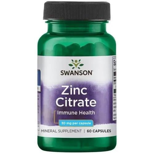 Цинк Swanson Zinc Citrate 30 мг 60 caps (SW1234)