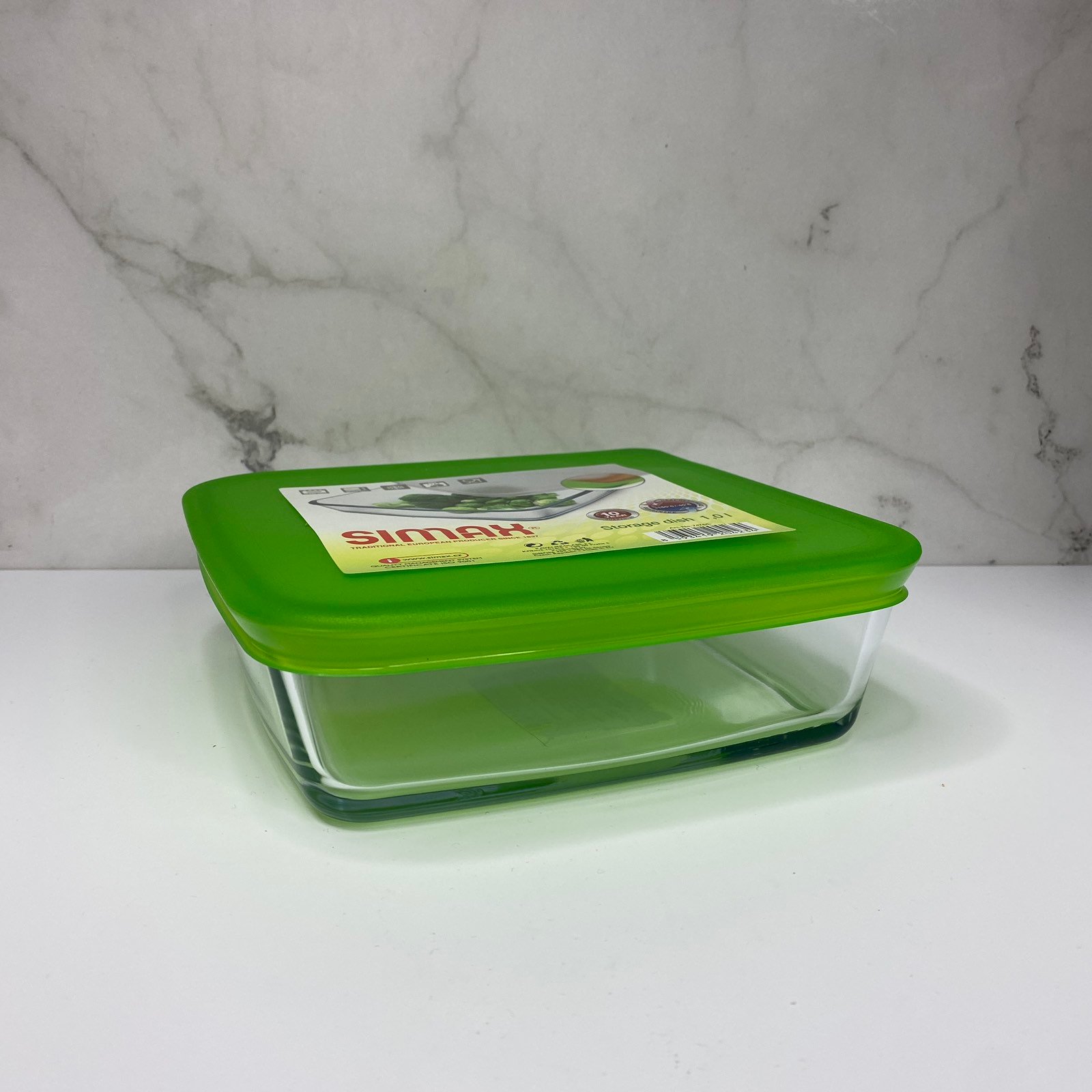 Харчовий контейнер квадратний Simax Color 7476 із салатовою пластиковою кришкою 18х18х5,5 см (6576f15da8a721581944a7c6) - фото 4 Харчовий контейнер квадратний Simax Color 7476 із салатовою пластиковою кришкою 18х18х5,5 см (6576f15da8a721581944a7c6) - фото 4
