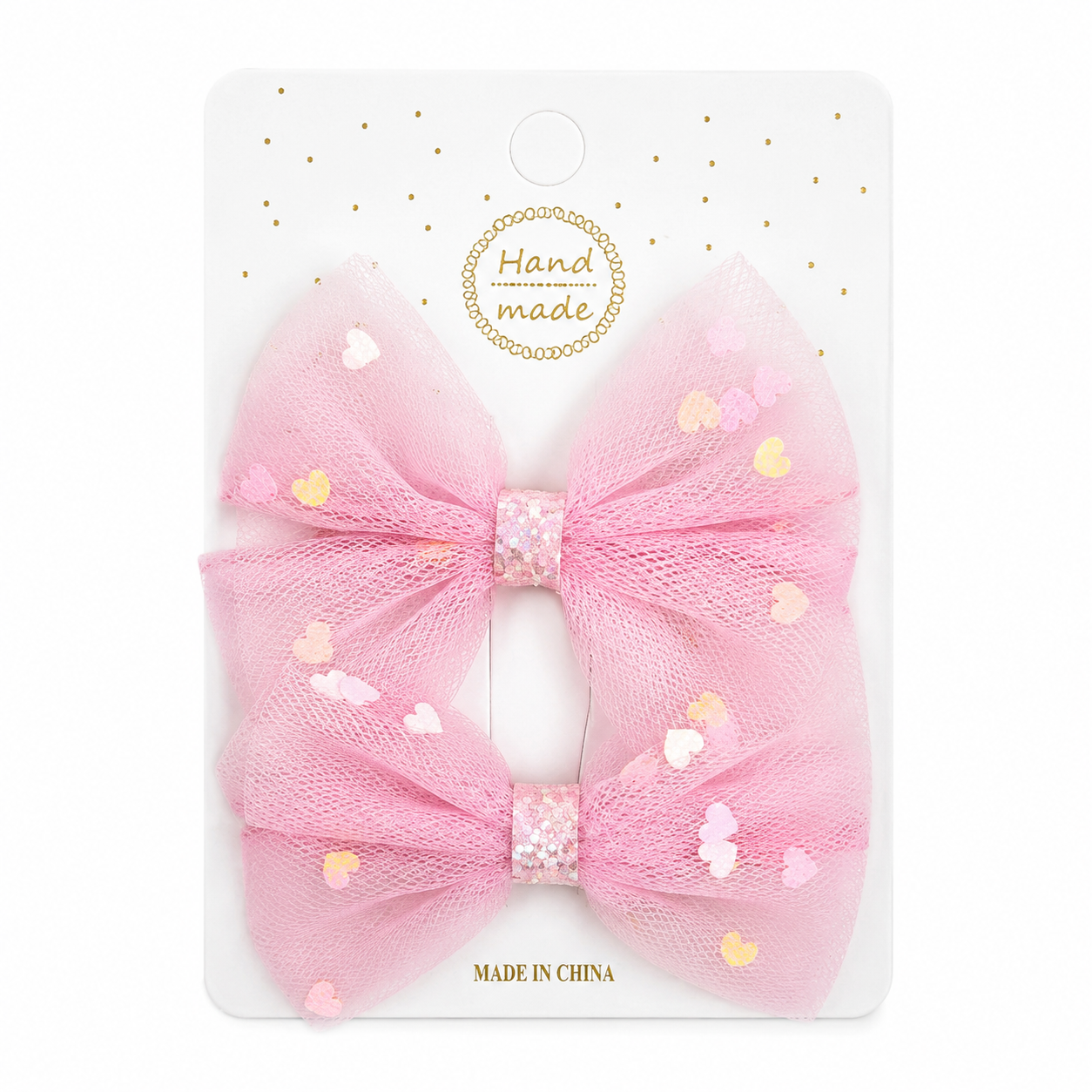 Набор шпилек для волос Stenson WW02327 2 шт. Light Pink (36522371)