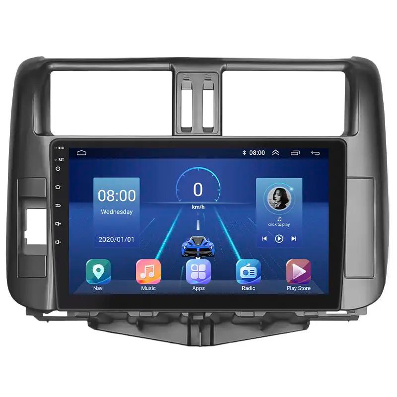 Автомагнітола штатна Lesko Top для Toyota Land Cruiser Prado 150 Series 2009-2013 р. 4G/Wi-Fi/GPS 6/128 GB 9" (10968-61226)