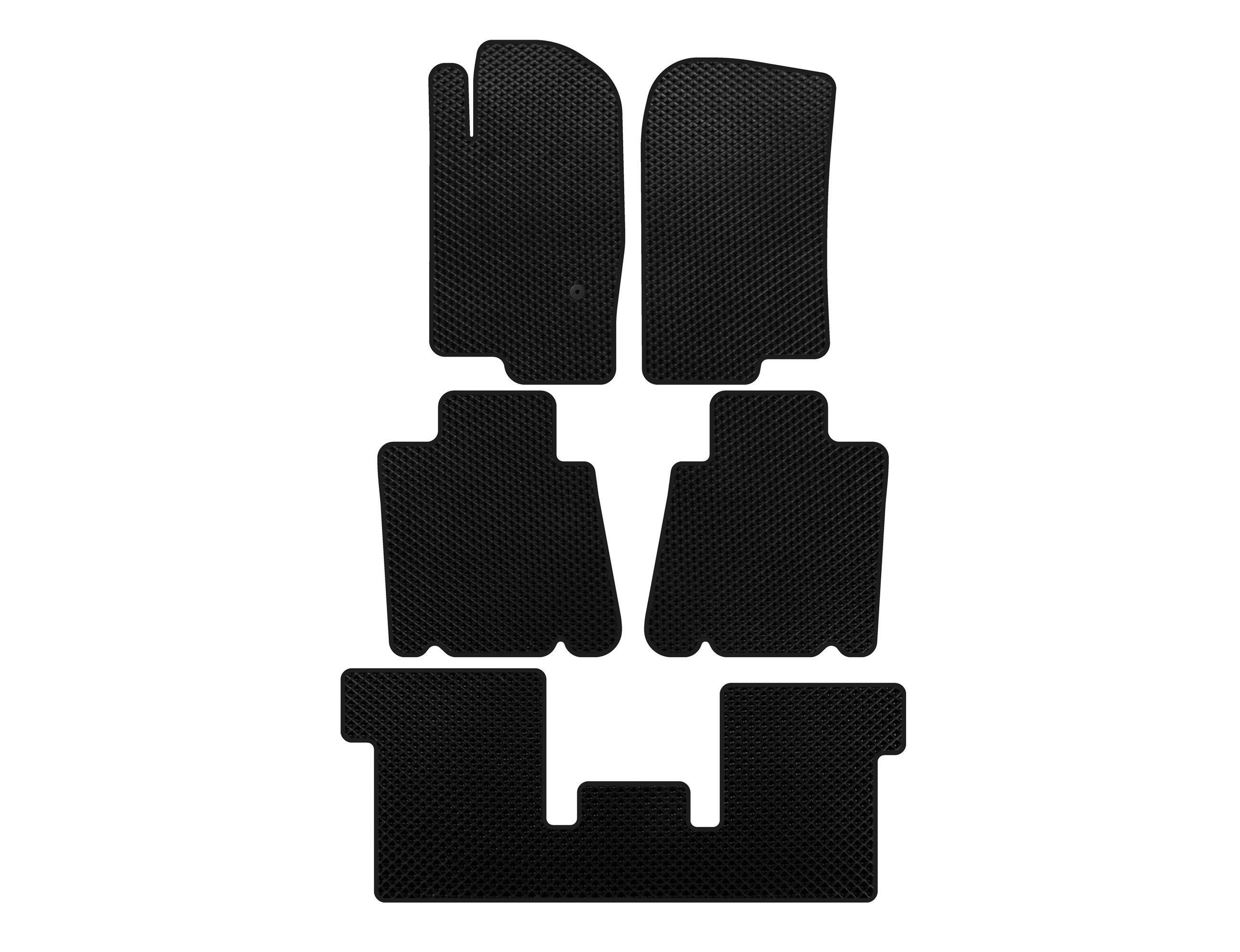 Коврики Digital Designs EVA этилвинилацетат 3 ряда для Ford Explorer 2001-2005 гг. Черный