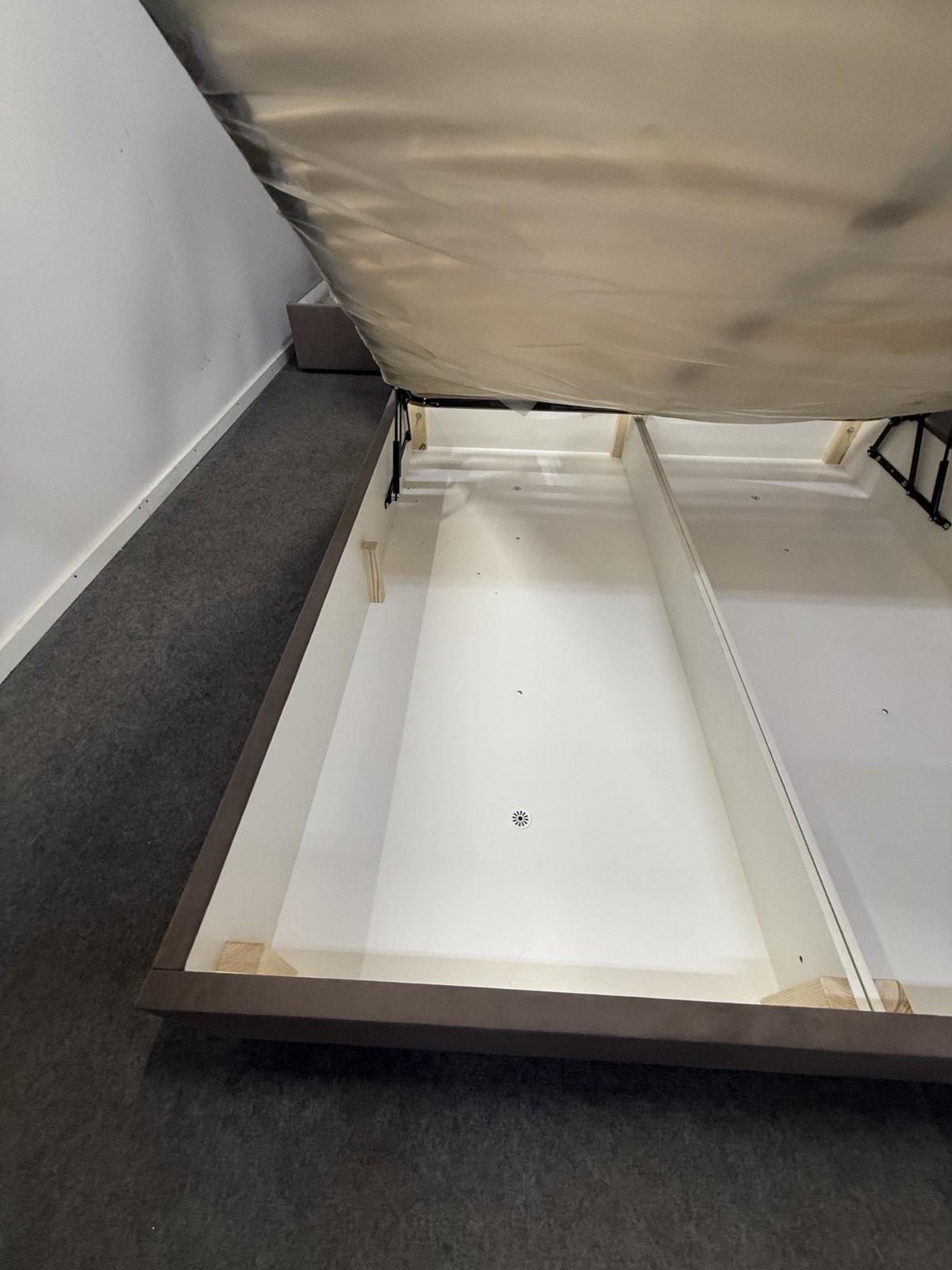 Кровать с подъемным механизмом ADS Mebli Сигма 180х200 см велюр Simple 6 Коричневый (30742451) - фото 13