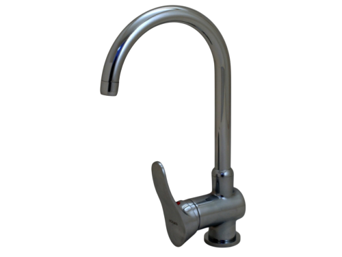 Смеситель для кухни Aqua-World EMILIA на борт раковины Хром (СМ40Э.46.2)