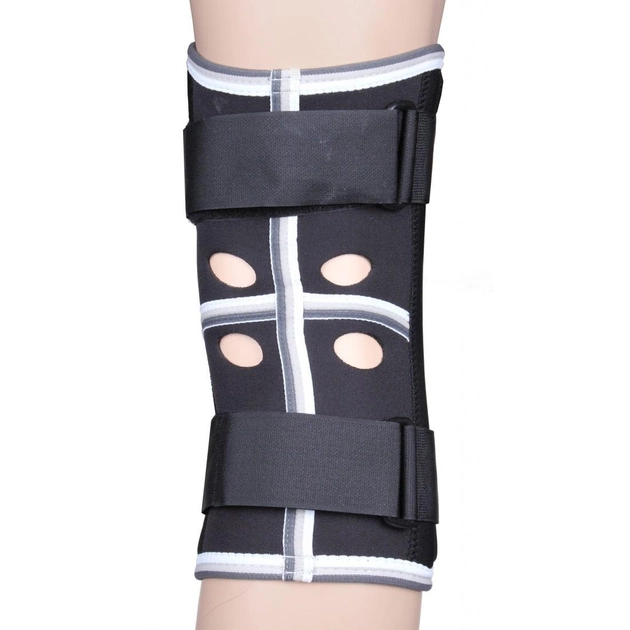 Фіксатор коліна KNEE SUPPORT L Чорний (LS5762-L) - фото 3