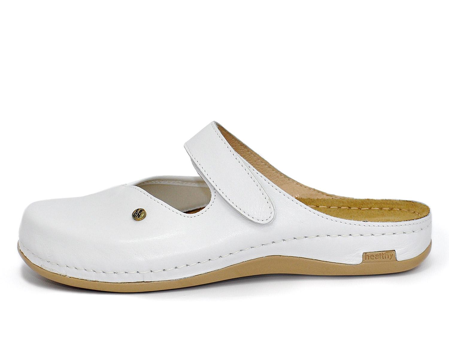 Женские сабо кожаные Leon 953 р. 37 Белый Женские сабо кожаные Leon 953 р. 37 Белый