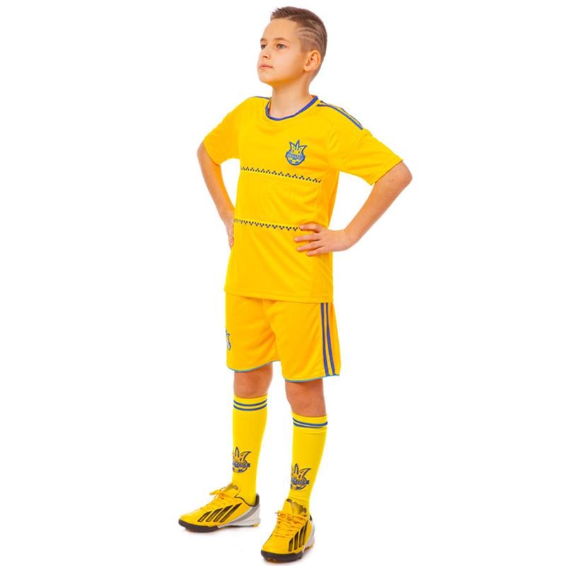 Футбольная форма Украины CO-1006-UKR-13B-ETM1721 р.28 Желтый (57508375)