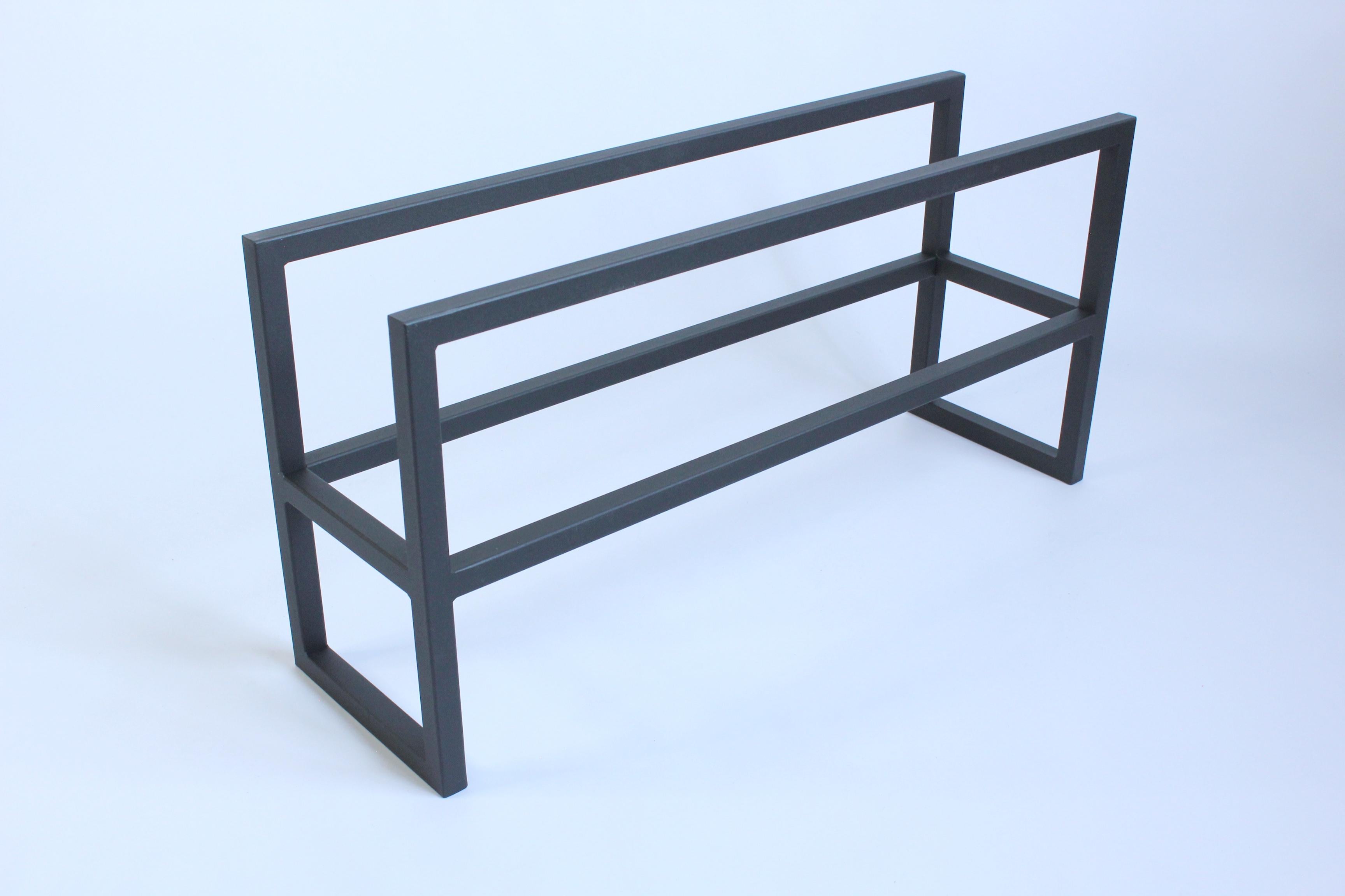 Полка для обуви Лаконичность двухэтажная из металла 70х20х34 см (ML-2.4.1)