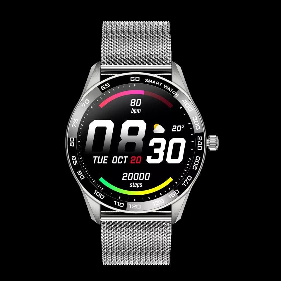 Смарт-годинник LEMFO MK28 silver 2 ремінці (eef78377) - фото 5