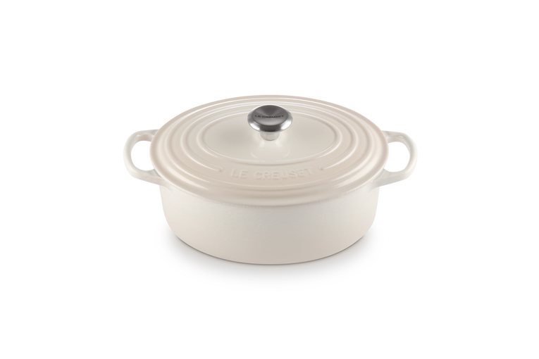 Каструля Le Creuset Signature овальна 2,6 л Бежевий (21178237164430) - фото 2