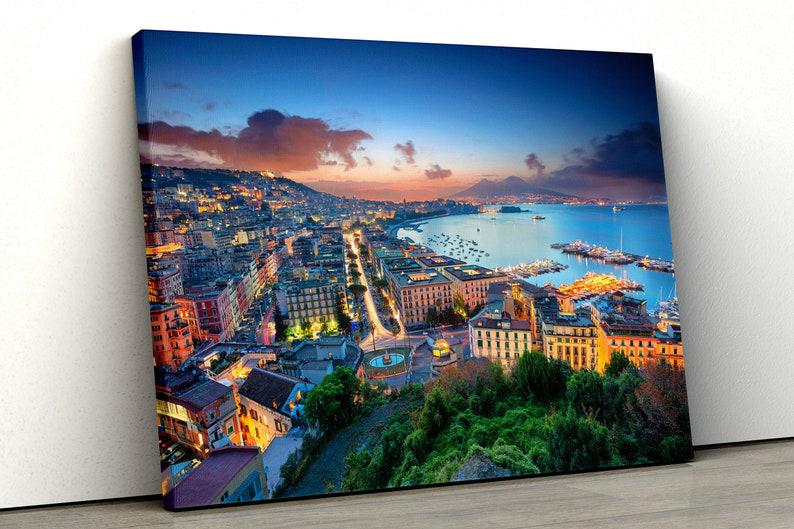 Картина на холсте KIL Art Панорама Неаполя 81x54 см (252)