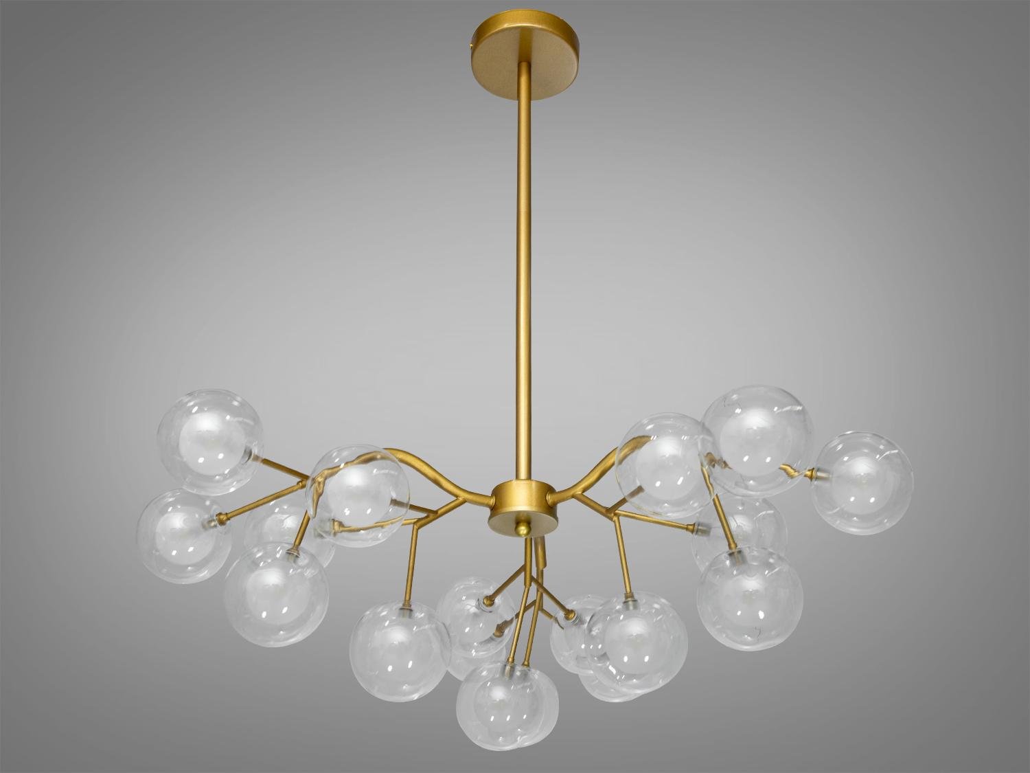 Люстра Светлячок 886-18B GD 18 ламп - фото 1 Люстра Светлячок 886-18B GD 18 ламп - фото 1