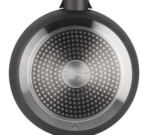 Сковорода со стеклянной крышкой Edenberg с термоиндикатором 20x4,5 см (EB-13081) - фото 4 Сковорода со стеклянной крышкой Edenberg с термоиндикатором 20x4,5 см (EB-13081) - фото 4