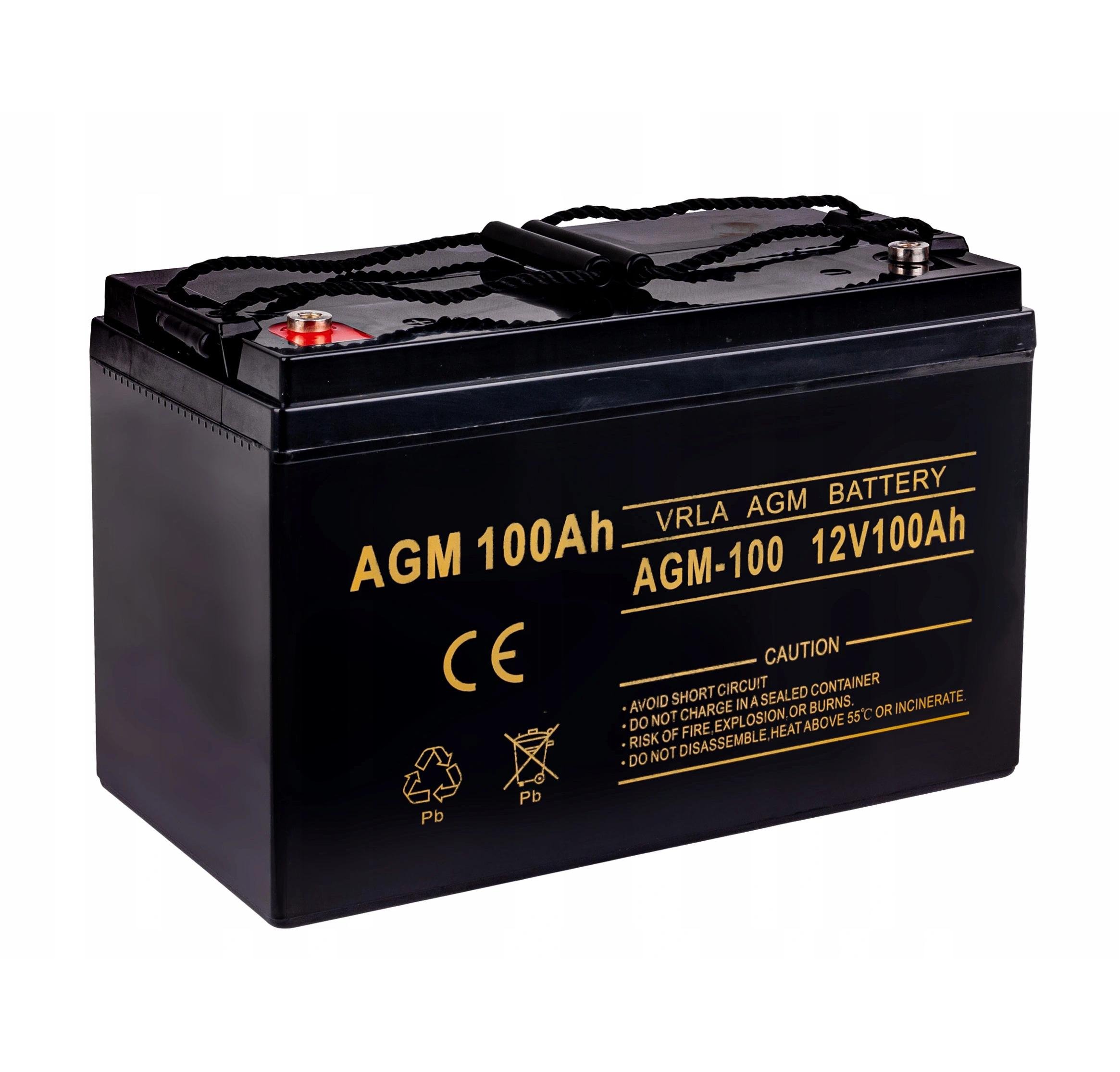 Акумулятор AGM для ДБЖ та інвертерів AGM-100 12 V 100 Ah (145013)