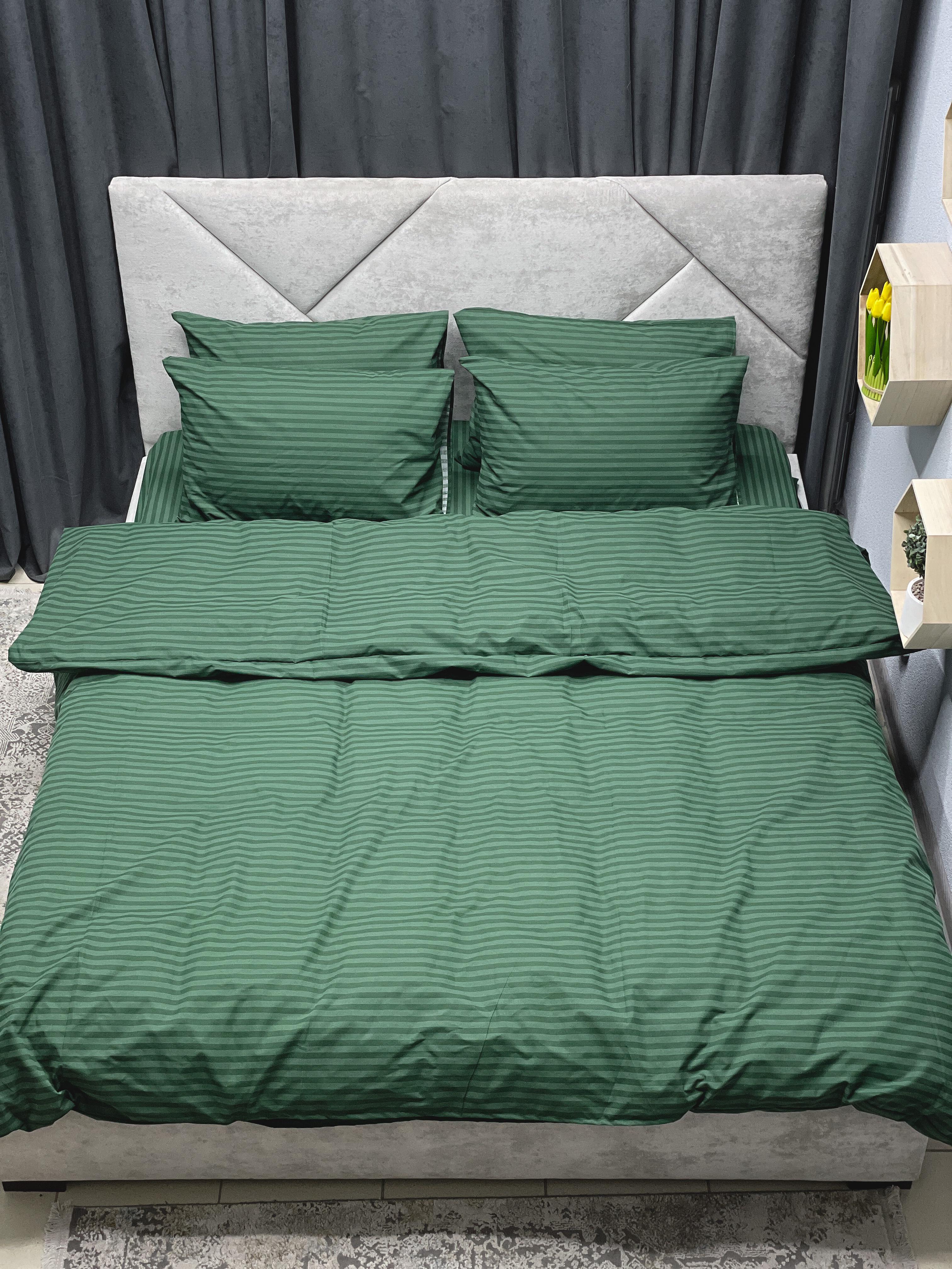 Комплект постельного белья Ego-textile 310AR безевый однотонный в полоску (195951463)