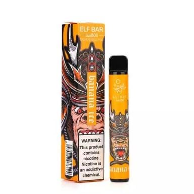 Одноразова електронная сигарета ELF BAR LUX Banana Ice 1500