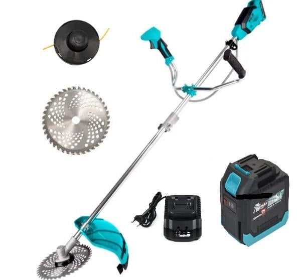 Триммер газонный аккумуляторный бесщеточный Grand АТГ-20 2в1 1 АКБ 6 Ач/ЗУ/шпуля с леской/косильный нож (26182128) Триммер газонный аккумуляторный бесщеточный Grand АТГ-20 2в1 1 АКБ 6 Ач/ЗУ/шпуля с леской/косильный нож (26182128)