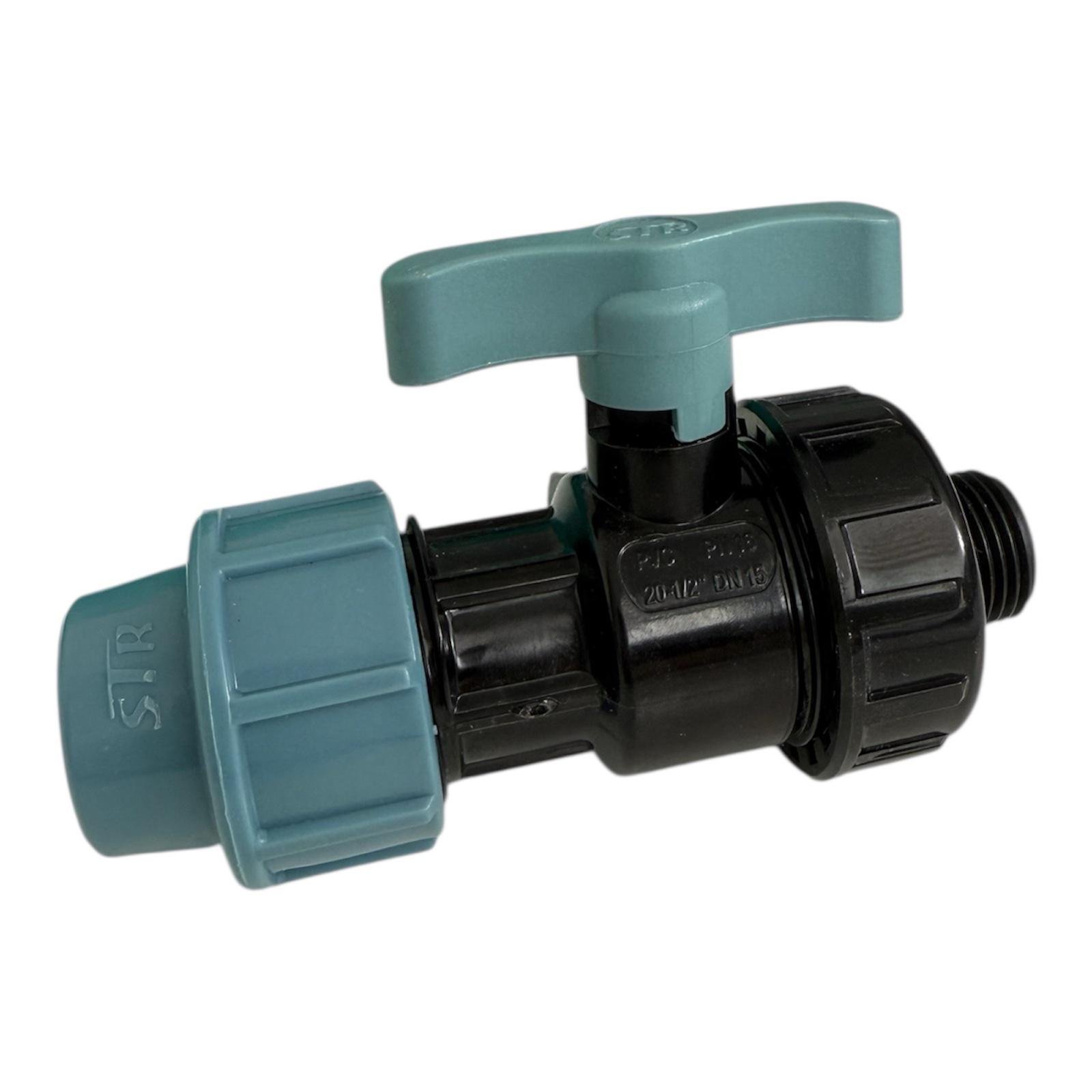 Кран шаровый ПНД 20'' 1/2" наружная (00-00006710)