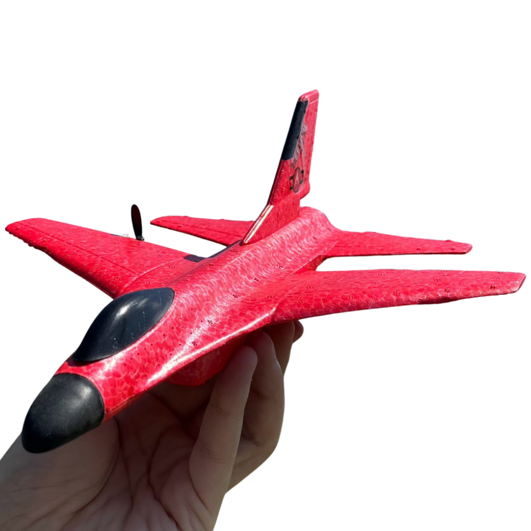 Самолет на радиоуправлении F-16 Красный (23370)