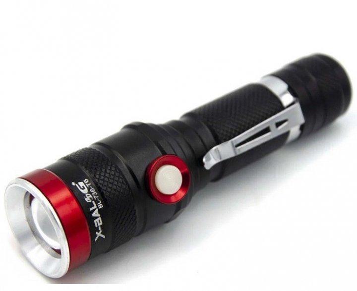 Ручной фонарь аккумуляторный X-Balog BL-736 T6 USB LED включение и выключение одним нажатием Ручной фонарь аккумуляторный X-Balog BL-736 T6 USB LED включение и выключение одним нажатием