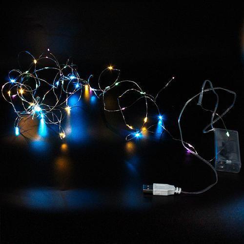 Гирлянда Xmas Капля росы M от батареек/USB 50 Led 5 м Copper (1503670070)