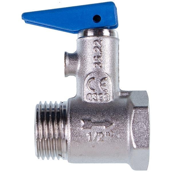 Предохранительный клапан 9bar 1/2" для бойлера Tiki/ABS/Andris Lux/Blu/Eco (580442) - фото 3