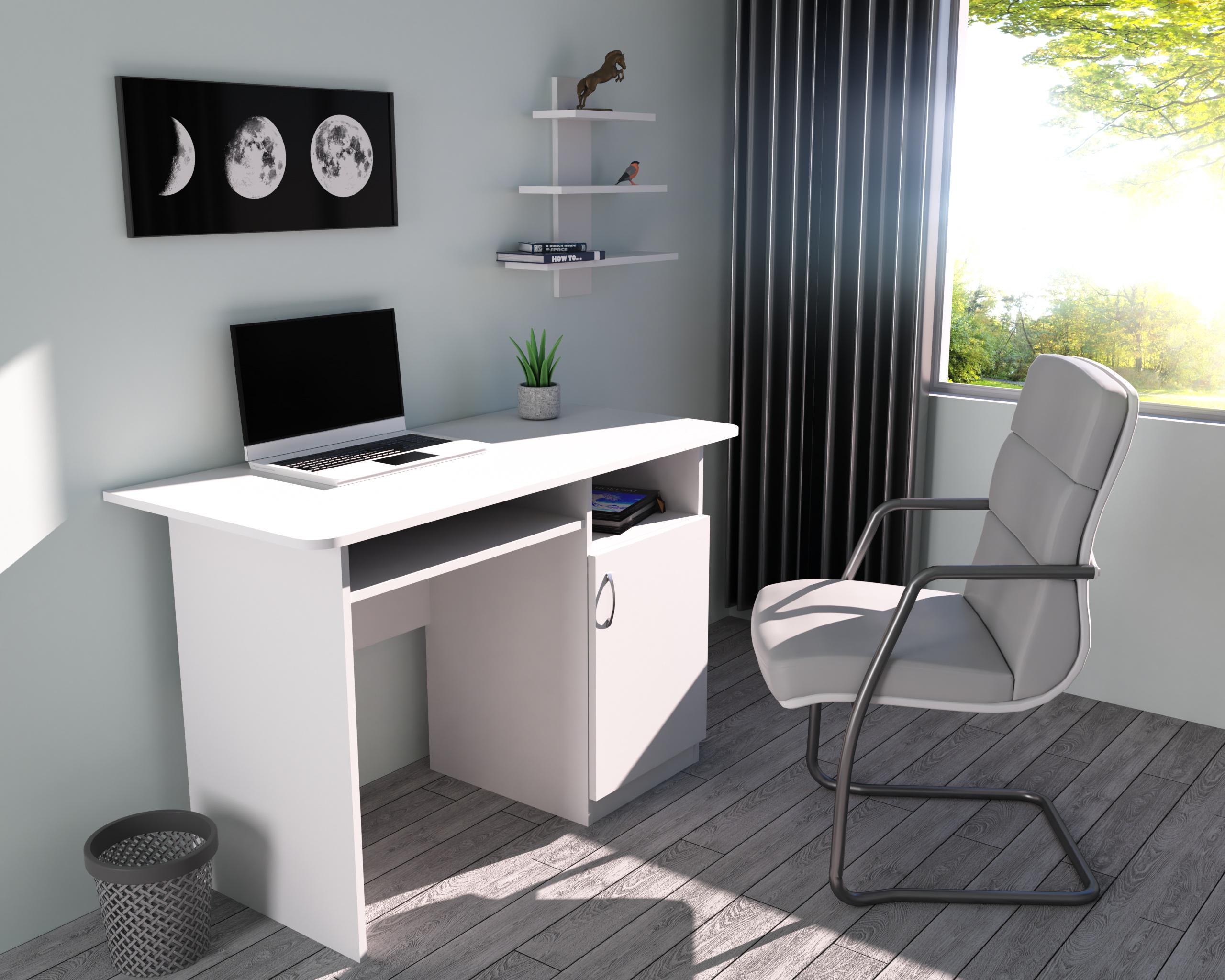 Письменный стол СП-1 №3 1100х550х760 мм Белый (3213140) - фото 2 Письменный стол СП-1 №3 1100х550х760 мм Белый (3213140) - фото 2