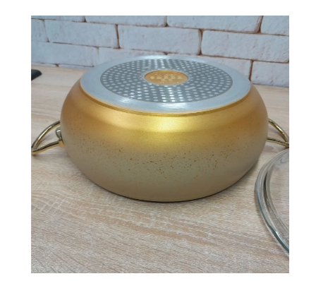 Каструля для газу та індукціі OMS з кришкою та антипригарним покриттям 2,5 л Cream (30485751) - фото 5 Каструля для газу та індукціі OMS з кришкою та антипригарним покриттям 2,5 л Cream (30485751) - фото 5