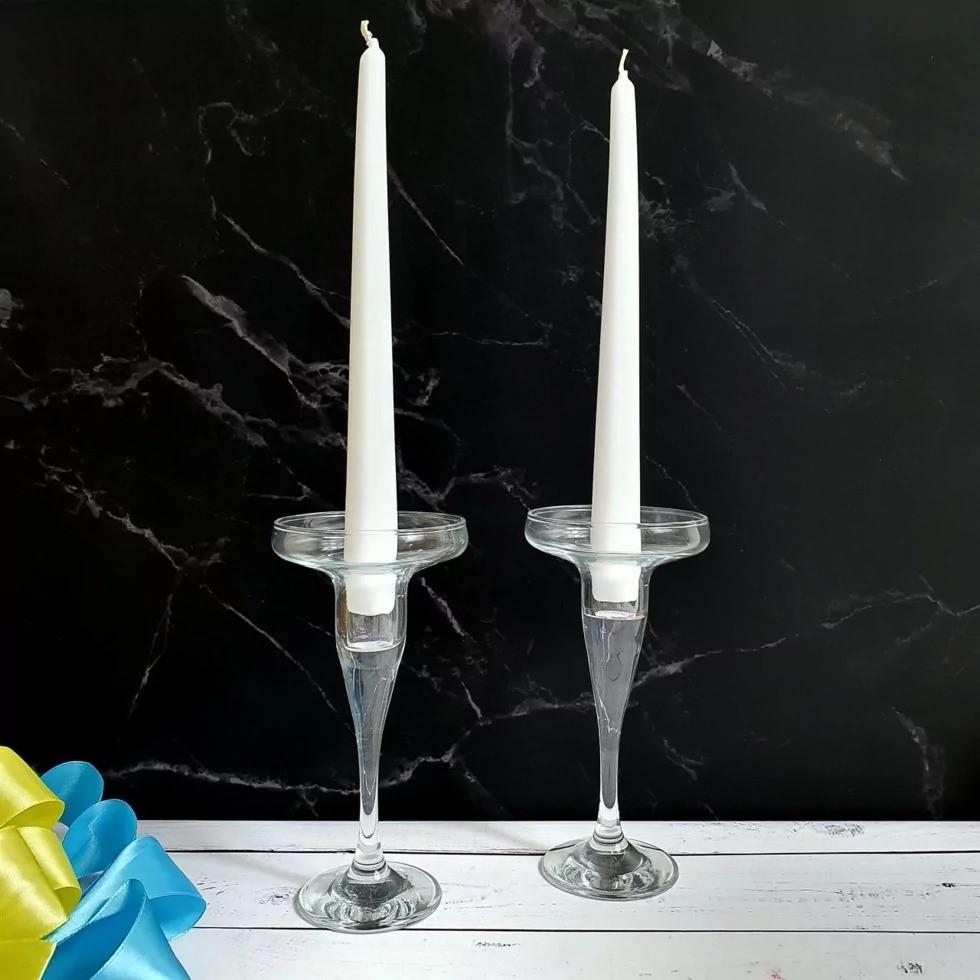 Набір свічок столових Bispol Aura Candles s30-090 Білий - фото 8