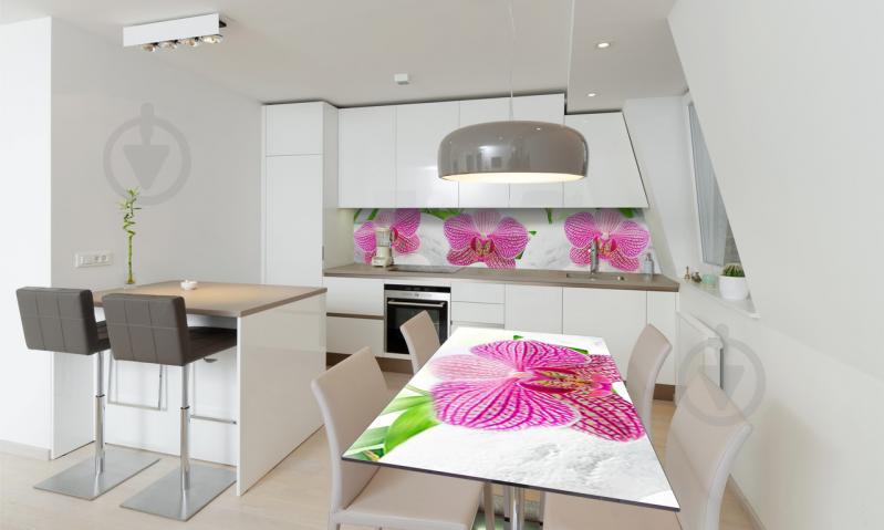 Наклейка виниловая на стол Zatarga «Деликатные Орхидеи» 650х1200 мм Z180548/1st