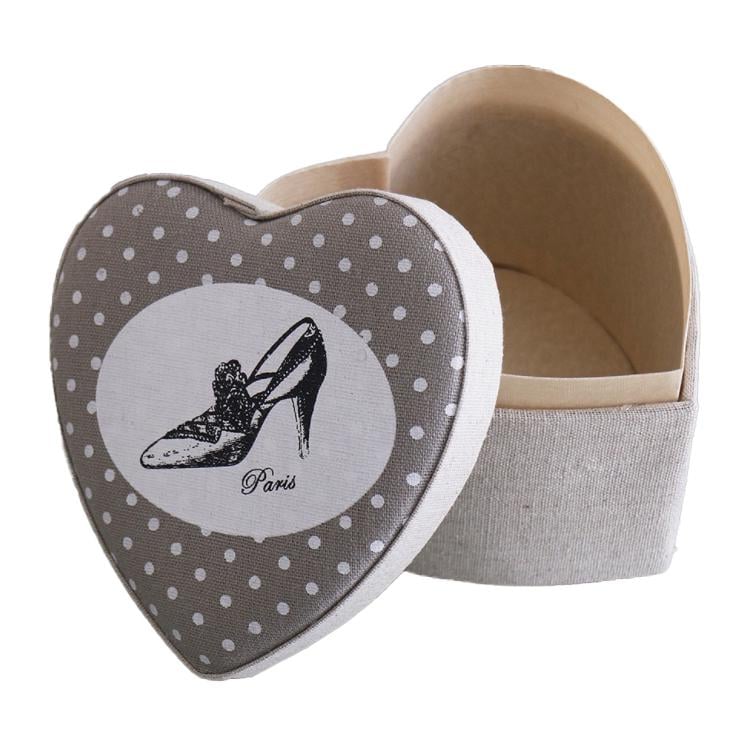 Шкатулка сердце с туфелькой Гранд Презент (GM09-J6038L)