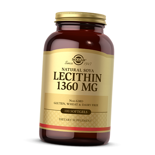 Витамины Solgar Lecithin 1360 mg 100 гел. капс. (72313002)