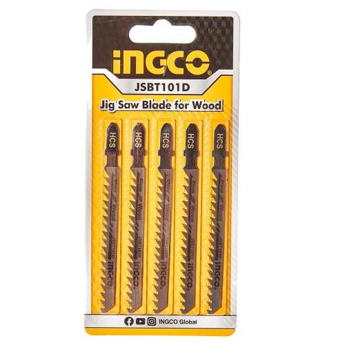 Набір пияльних полотен INGCO по деревині для лобзика 5 шт. (000195968)
