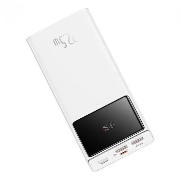 Повербанк Baseus Star Lord Display 30000 mAh 22,5 W White (11234) - фото 3